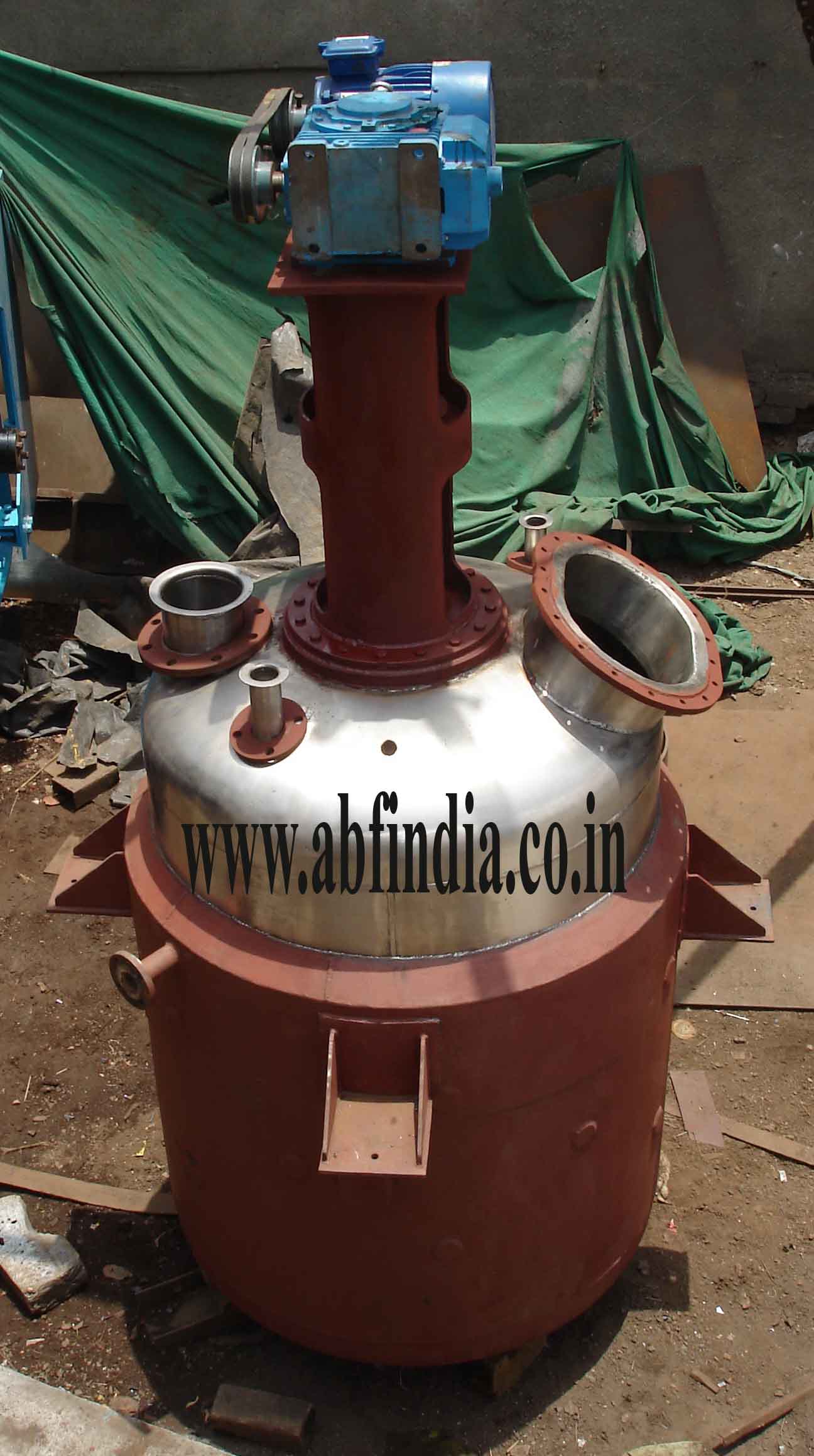 Jacketed reaction vessel